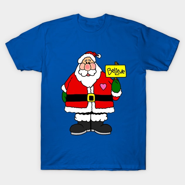 I Believe in Santa T-Shirt by imphavok